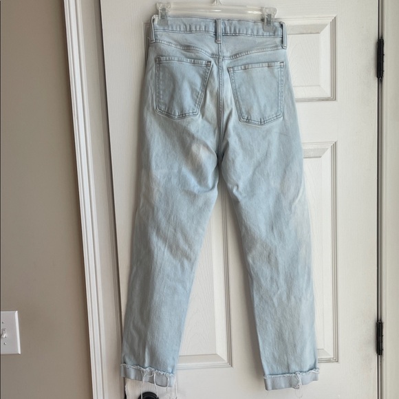 Old Navy Light Blue Denim Distressed Jeans 4 - Picture 3 of 3